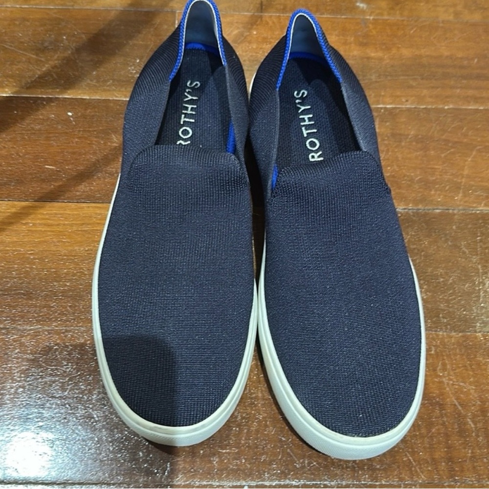 Rothy's Women’s Navy and Blue Slip-On Loafers Size 11